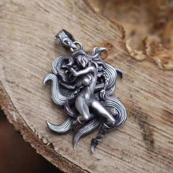 Silver Nine Tail Pendant-ToShay.org