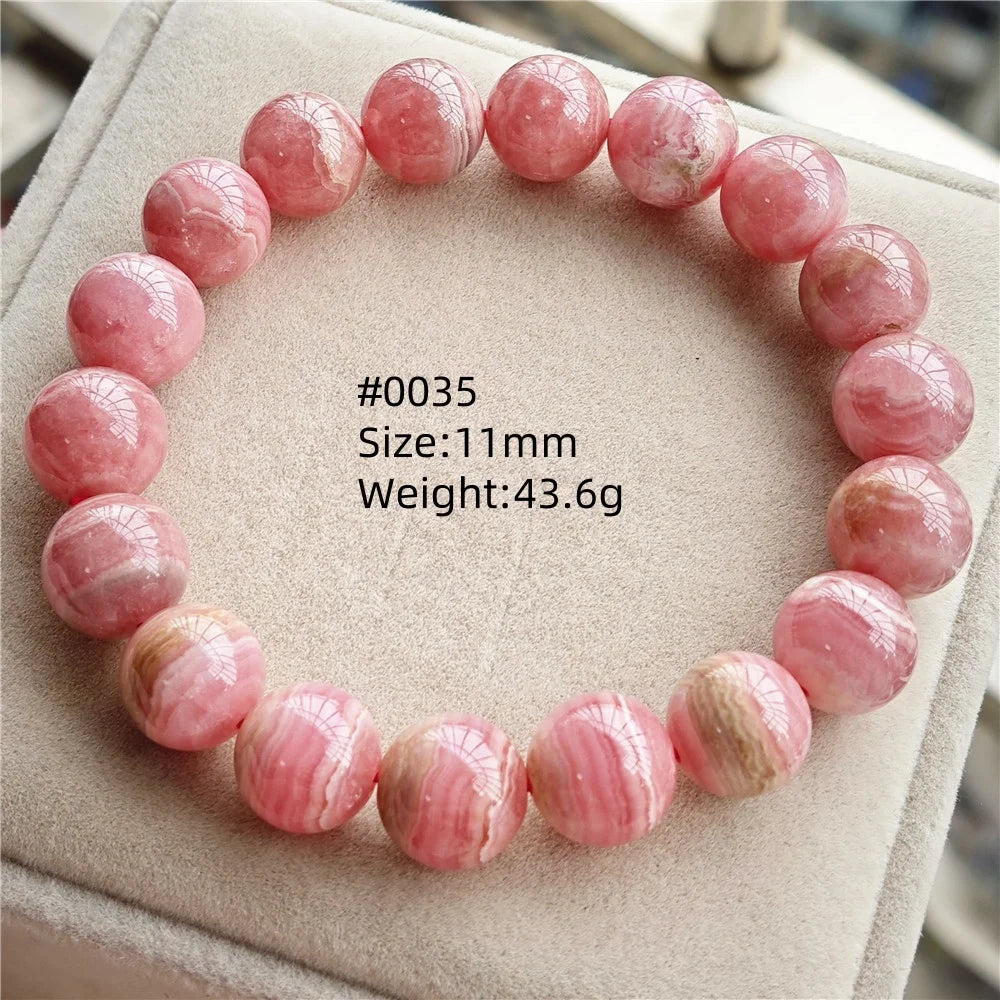Pink Rhodochrosite Bracelet-ToShay.org