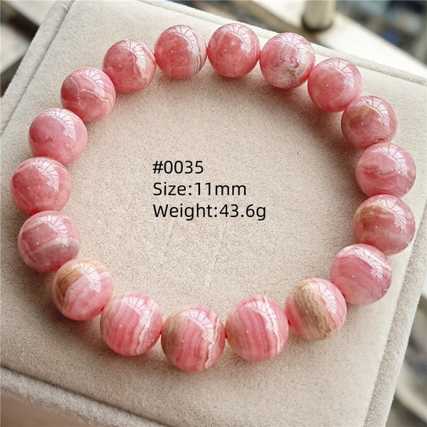 Pink Rhodochrosite Bracelet-ToShay.org
