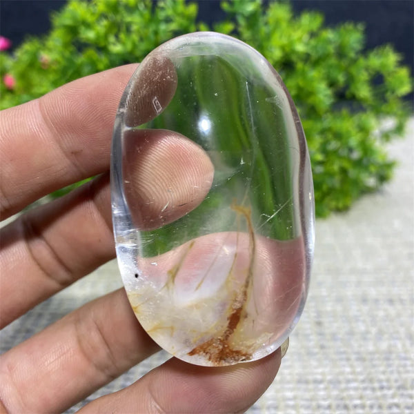 Clear Crystal Palm Stone-ToShay.org