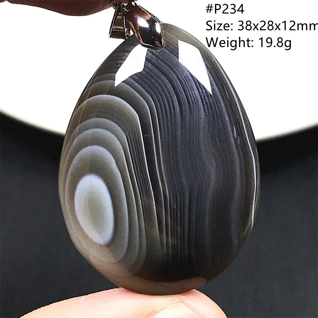 Black Lace Agate Pendant-ToShay.org