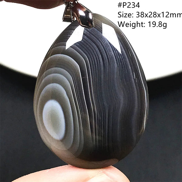 Black Lace Agate Pendant-ToShay.org