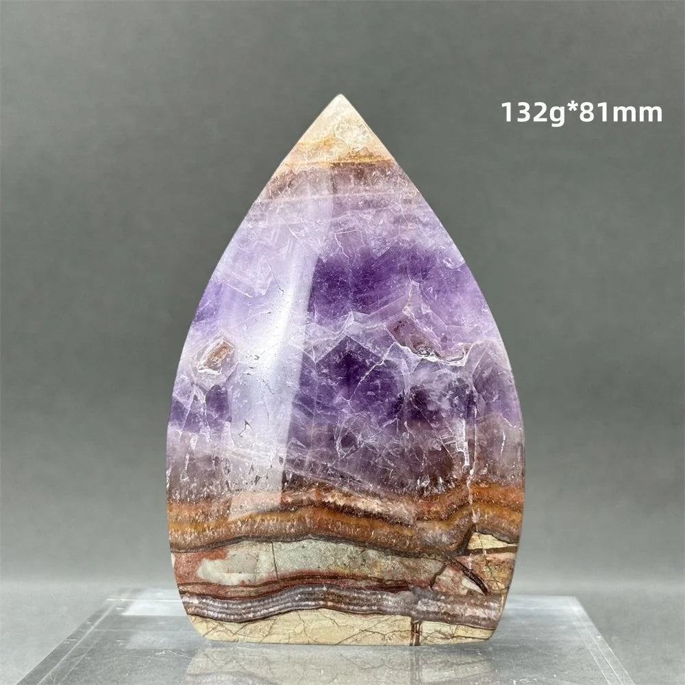 Purple Amethyst Agate Torch-ToShay.org