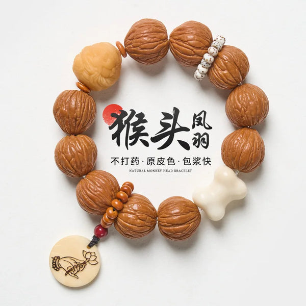 Brown Bodhi Buddha Beads-ToShay.org