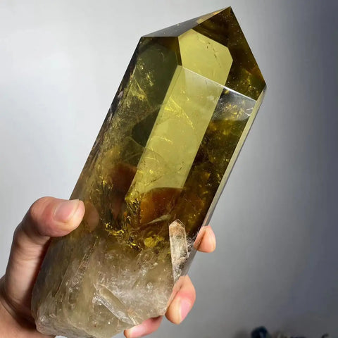 Yellow Lemon Crystal Wand-ToShay.org