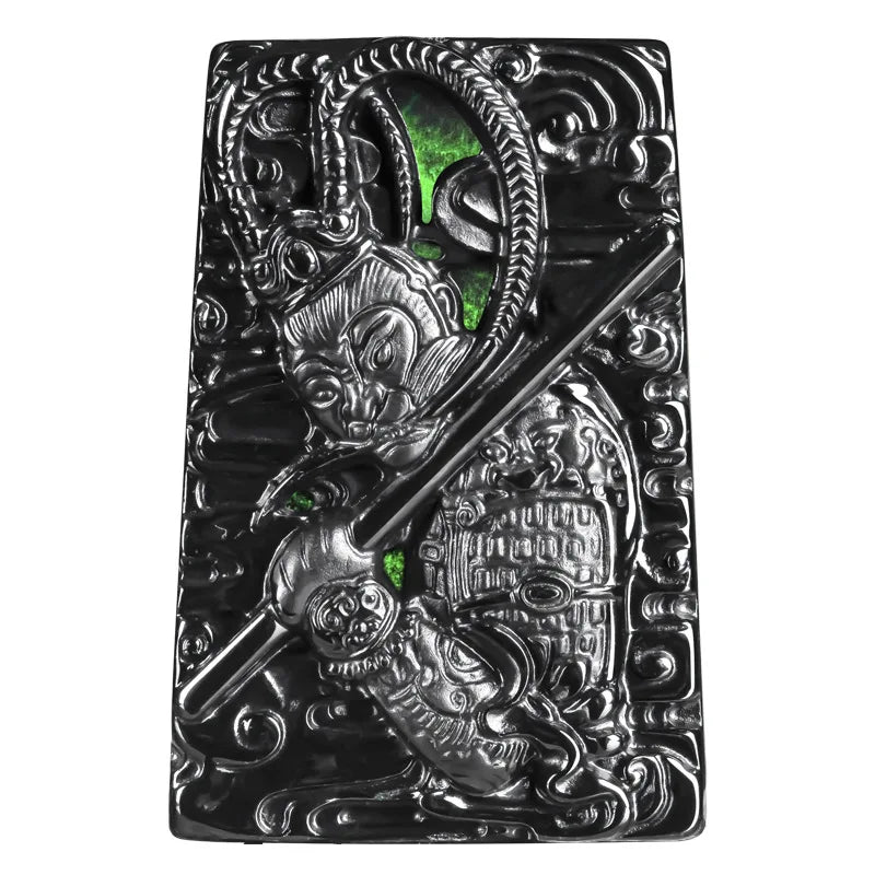 Black Jade Monkey Pendant-ToShay.org