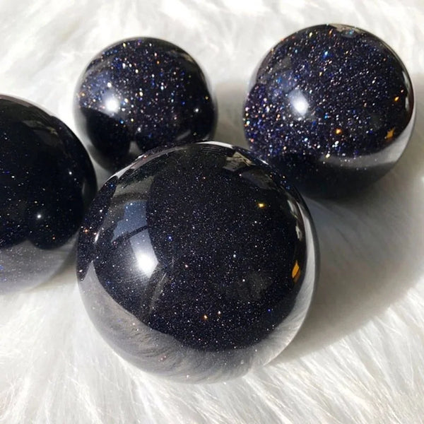 Blue Goldstone Ball-ToShay.org