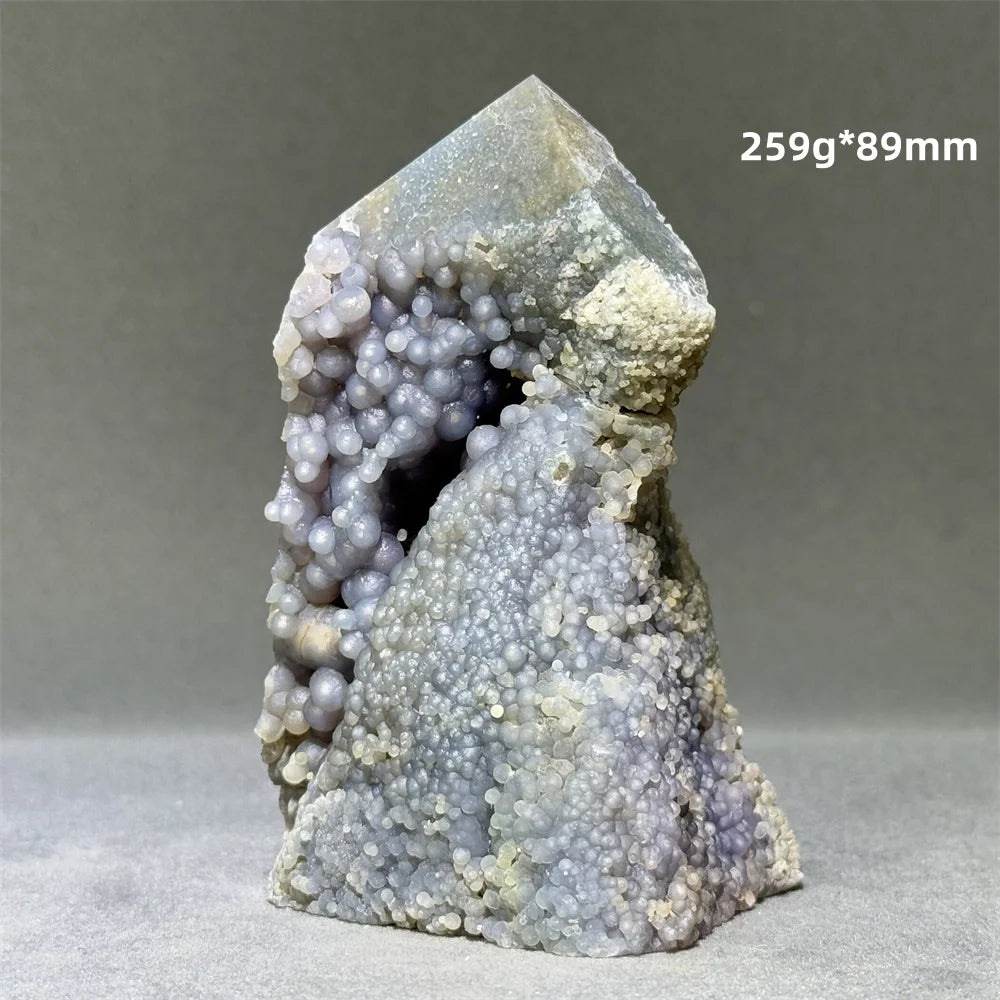 Purple Grape Agate Quartz Tower-ToShay.org