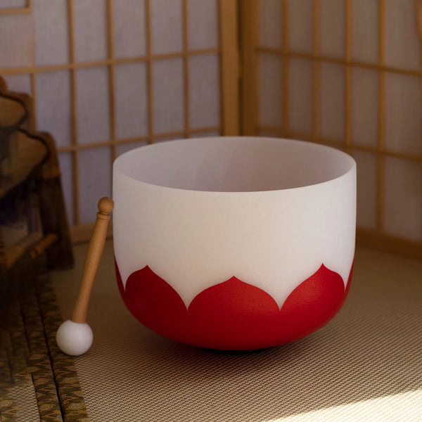 Lotus Frosted Crystal Bowl-ToShay.org