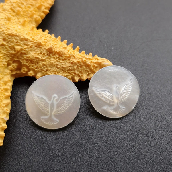 White Shell Religious Pendants-ToShay.org