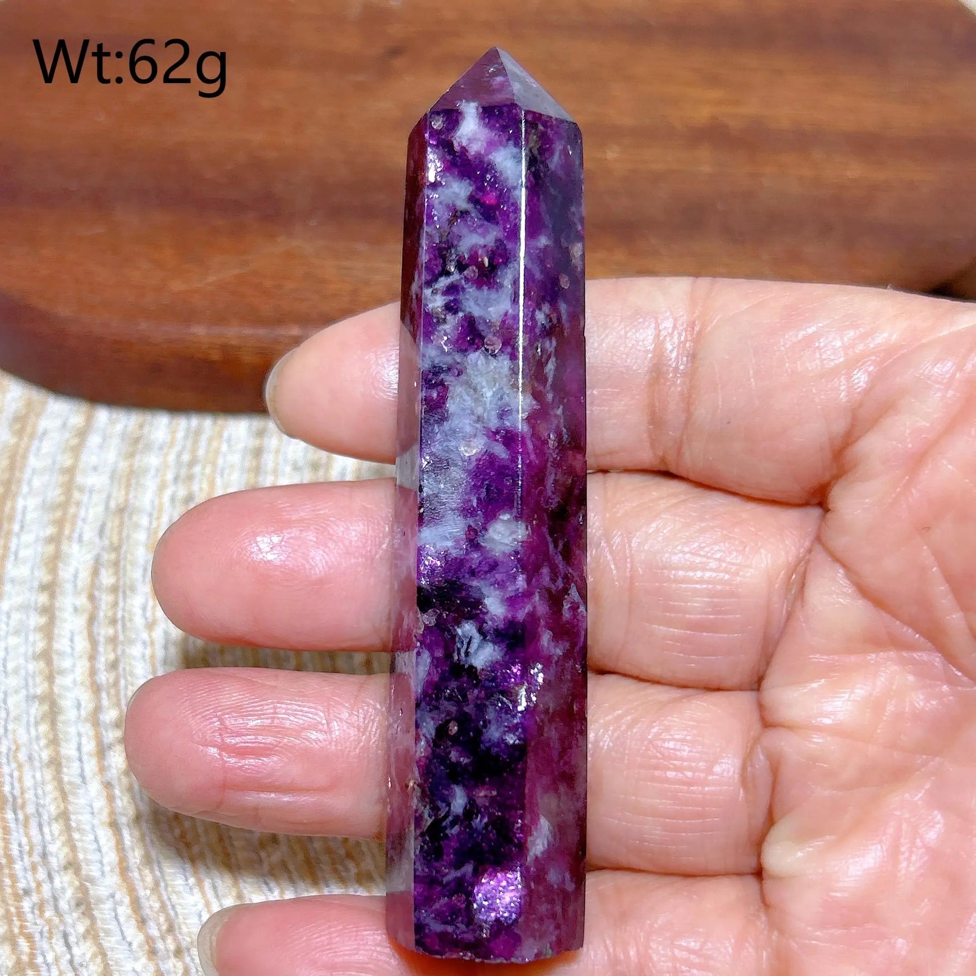 Purple Lepidolite Point-ToShay.org