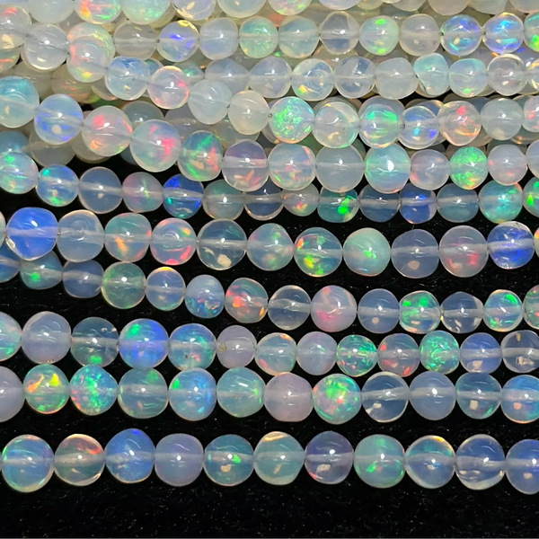 White Opal Stone Beads-ToShay.org