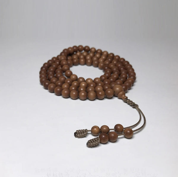 Brown Sandalwood Buddha Beads-ToShay.org