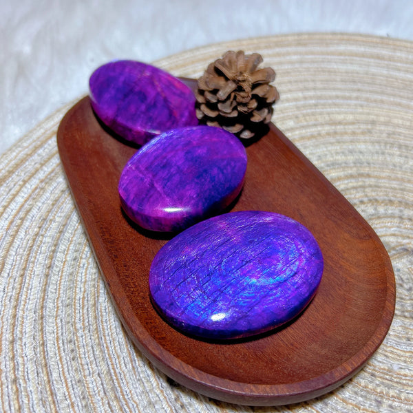 Purple Violet Rainbow Moonstone-ToShay.org