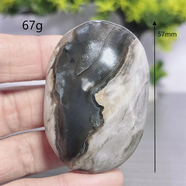 Fire Agate Palm Stone-ToShay.org