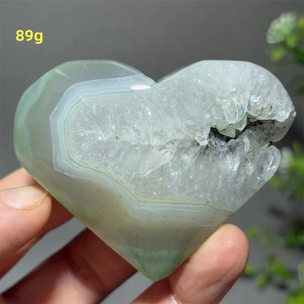 Green Agate Heart-ToShay.org