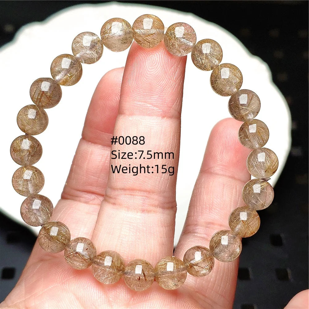 Silver Rutilated Quartz Bracelet-ToShay.org