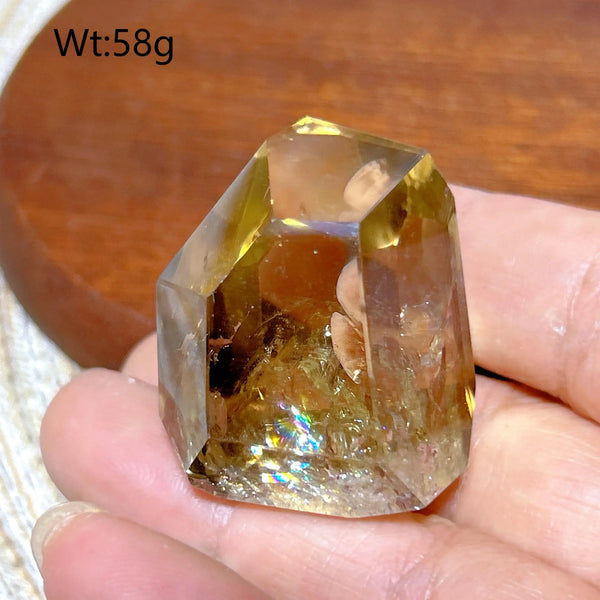 Yellow Smokey Citrine Crystal-ToShay.org