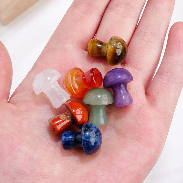 Chakra Crystal Mushrooms-ToShay.org