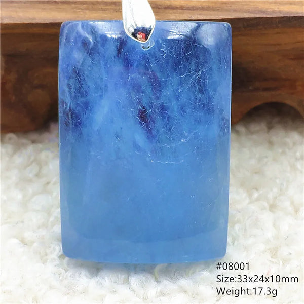 Blue Aquamarine Quartz Pendant-ToShay.org