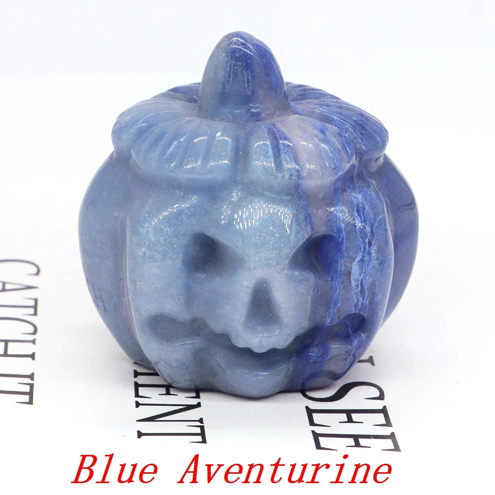Mixed Crystal Pumpkin Face-ToShay.org