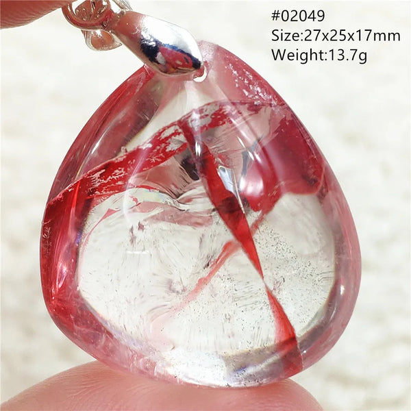 Red Limonite Quartz Pendant-ToShay.org