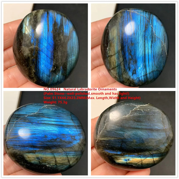 Orange Red Light Labradorite-ToShay.org