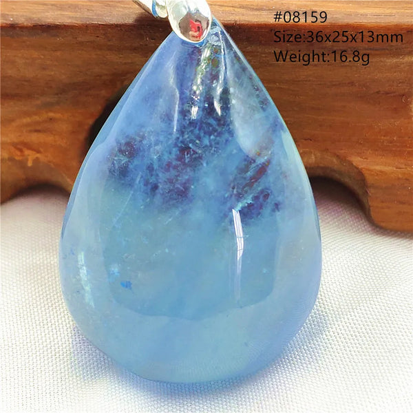 Blue Aquamarine Pendant-ToShay.org