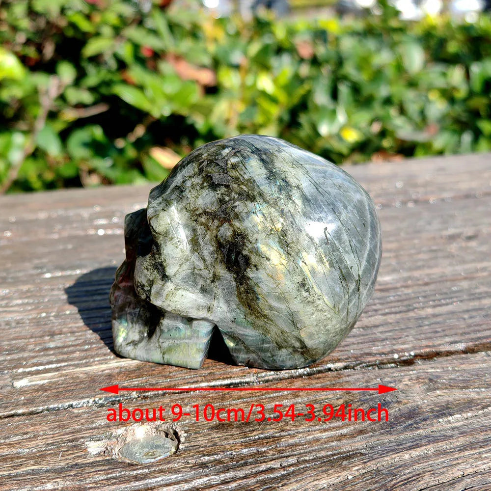 Grey Labradorite Skull-ToShay.org