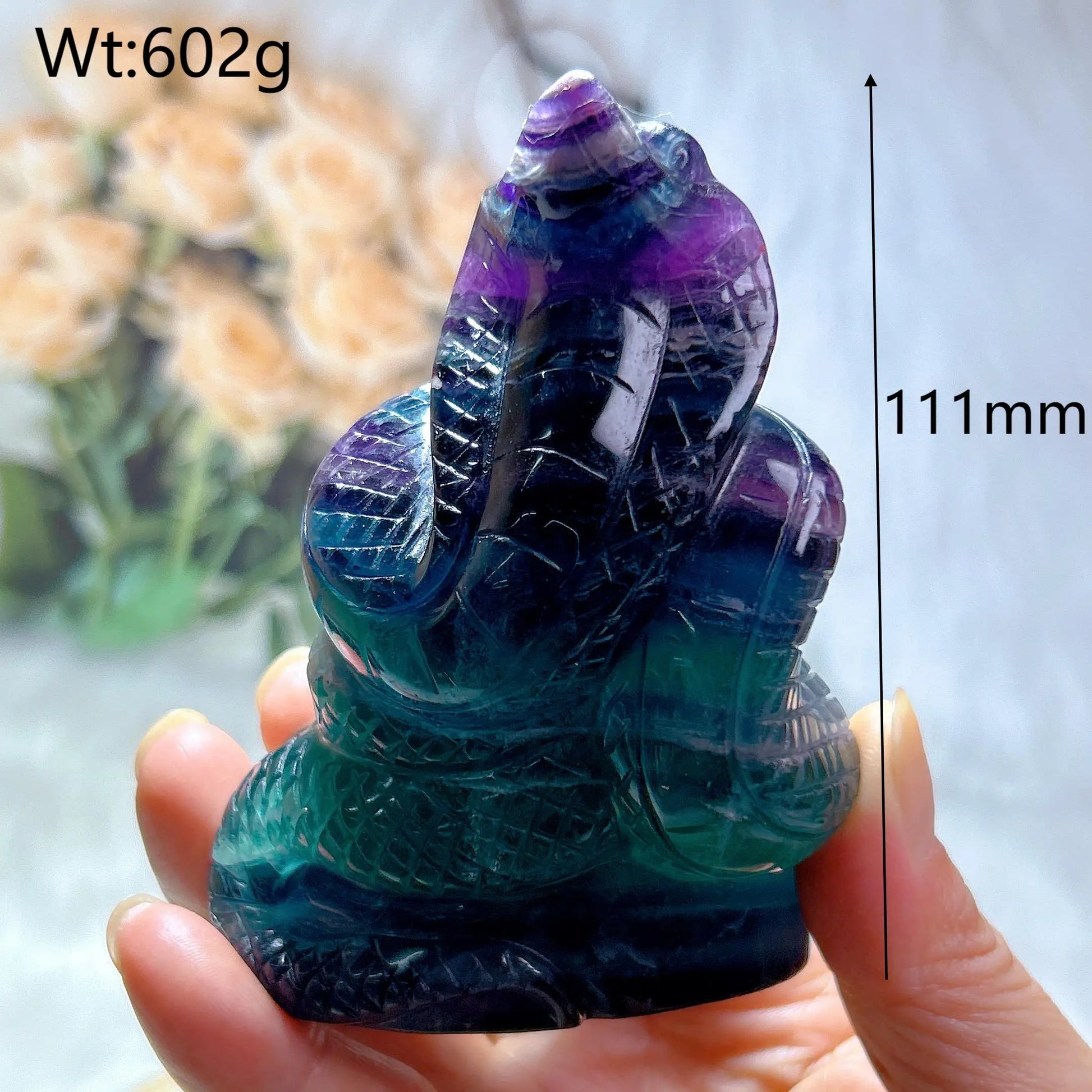 Rainbow Fluorite Snake-ToShay.org