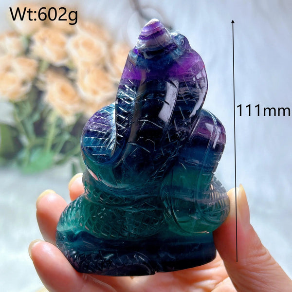 Rainbow Fluorite Snake-ToShay.org