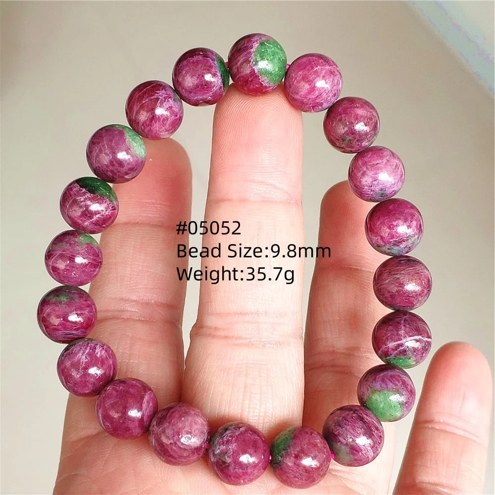Red Ruby Zoisite Bracelet-ToShay.org