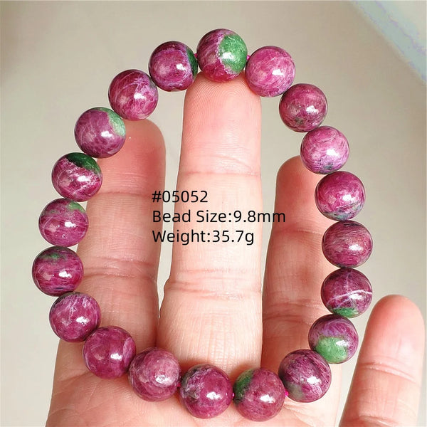 Red Ruby Zoisite Bracelet-ToShay.org