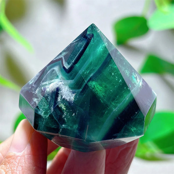 Rainbow Fluorite Diamond-ToShay.org