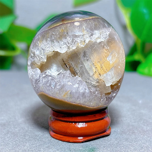 Grey Agate Cluster Ball-ToShay.org