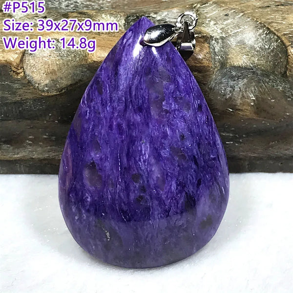 Purple Charoite Pendant-ToShay.org