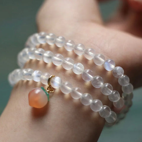 White Moonlight Crystal Bracelet-ToShay.org