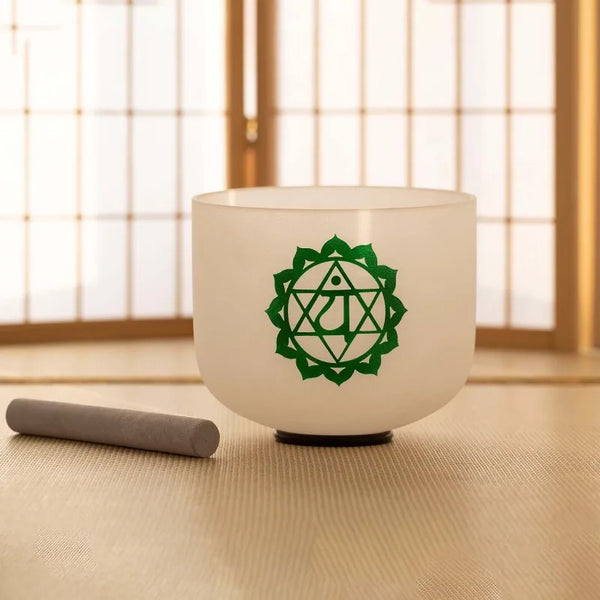 Chakra Frosted Crystal Bowls-ToShay.org
