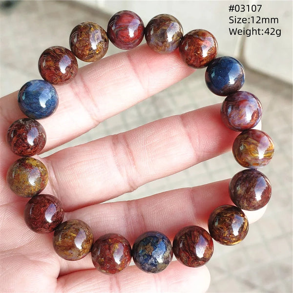 Blue Red Pietersite Bracelet-ToShay.org