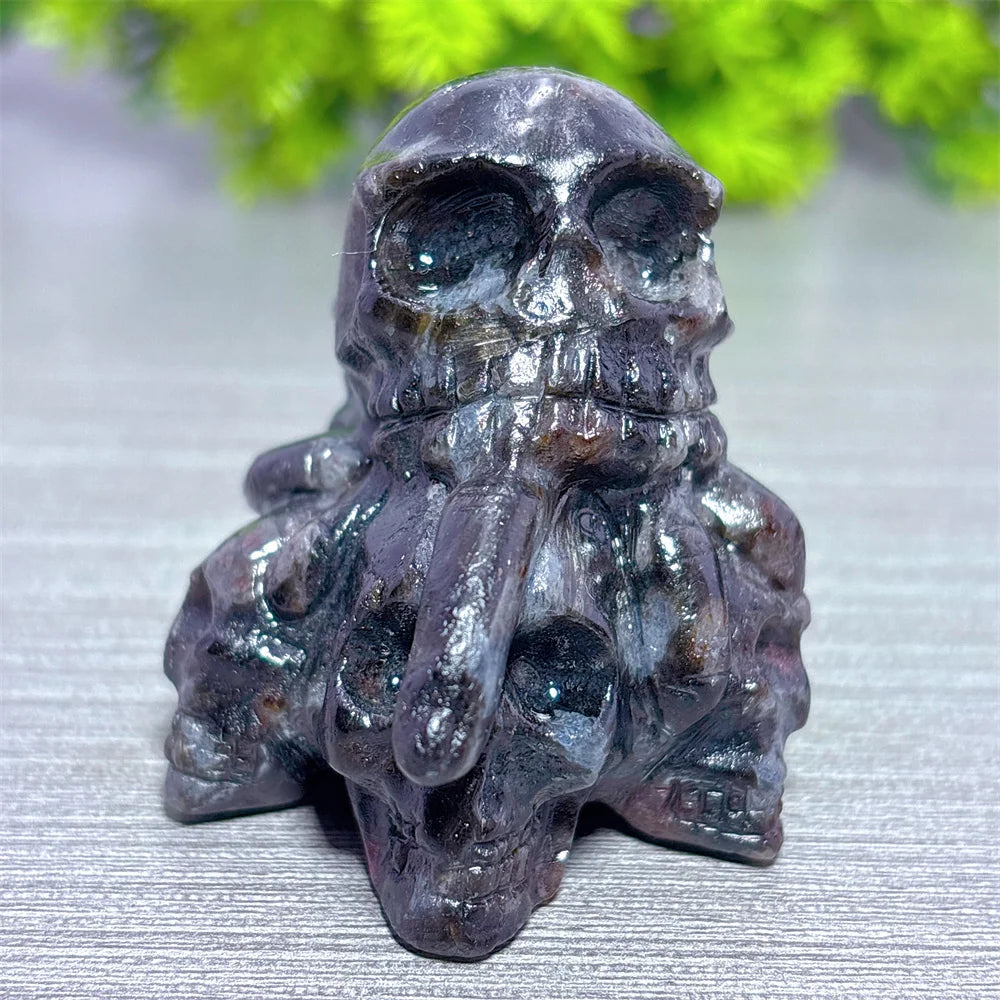 Red Garnet Skulls-ToShay.org