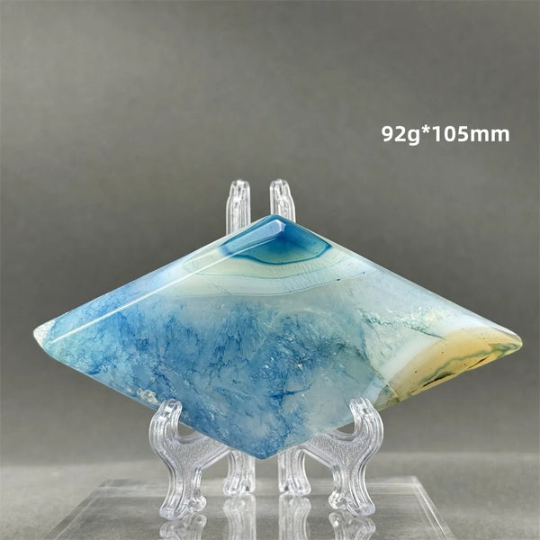Blue Agate Rhombus-ToShay.org