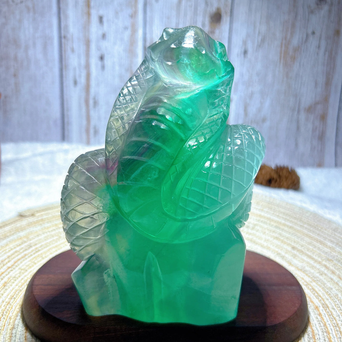 Green Fluorite Snake-ToShay.org