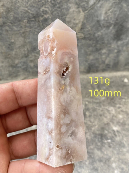 Pink Amethyst Cherry Blossom Agate-ToShay.org