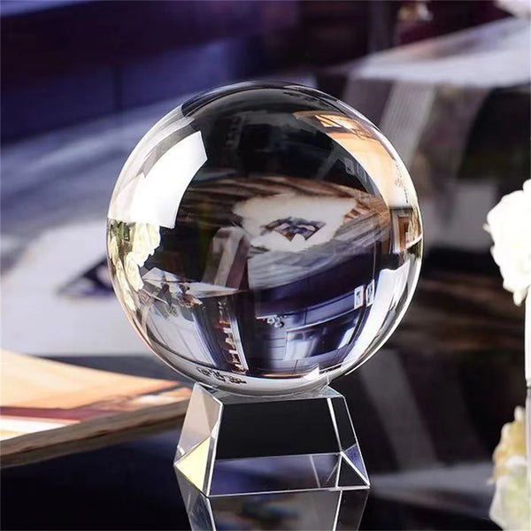 Clear Crystal Glass Ball-ToShay.org
