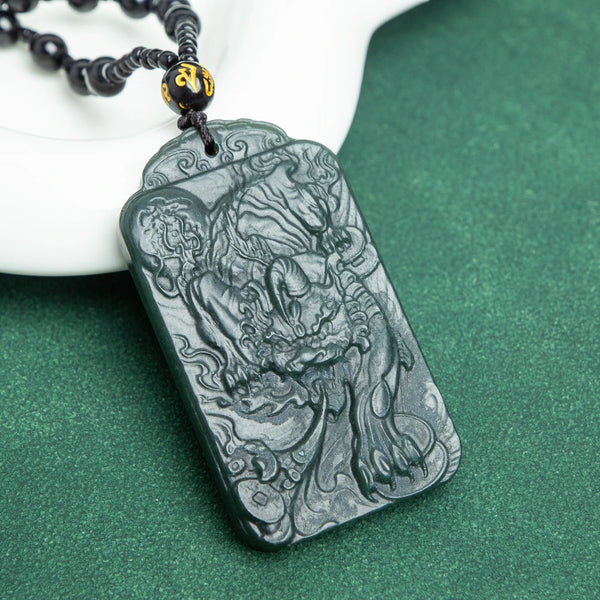 Green Jade Pixiu Pendant-ToShay.org