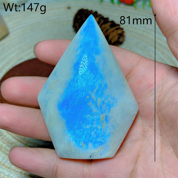 Blue Flash Moonstone Diamond-ToShay.org