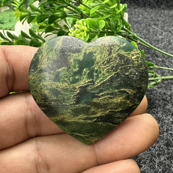 Green Emerald Stone Heart-ToShay.org