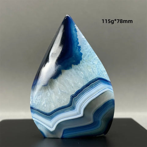 Blue Agate Torch-ToShay.org