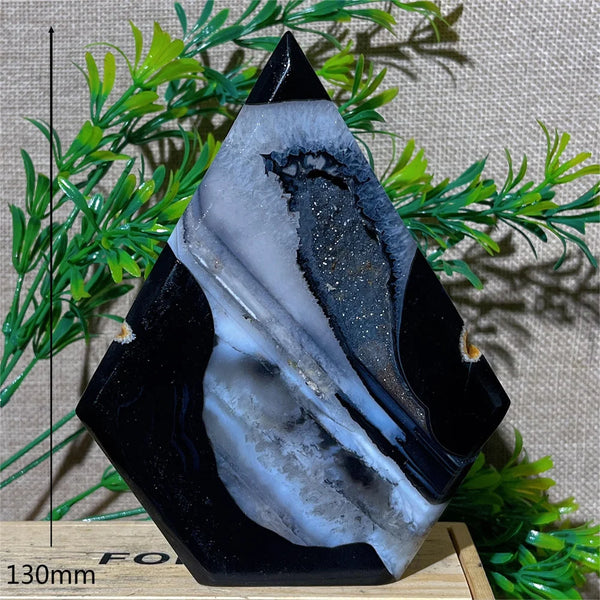 Black Agate Torch-ToShay.org
