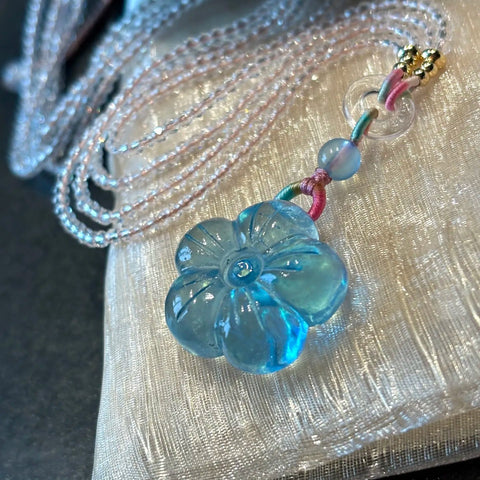 Blue Aquamarine Flower-ToShay.org